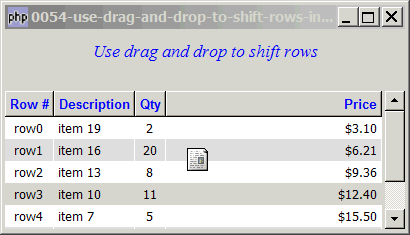 How to use drag and drop to shift rows in a GtkTreeView - Part 1?