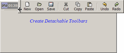 How to create detachable toolbar?