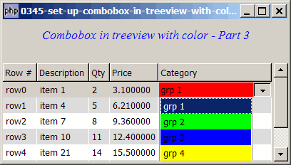 How to set up combobox in treeview with colors - Part 3?
