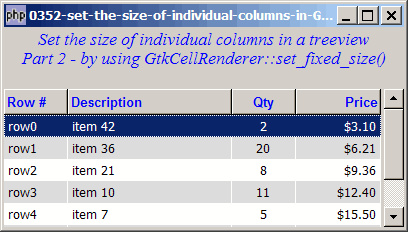 How to set the size of individual columns in GtkTreeView - Part 2?
