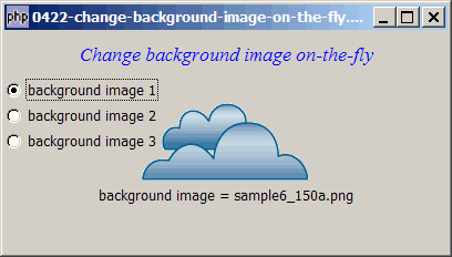 How to change background image on the fly?