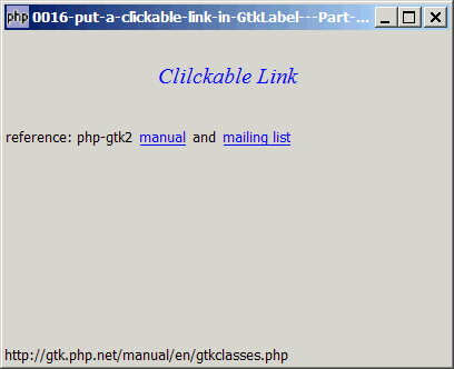 How to put a clickable link in GtkLabel - Part 2?