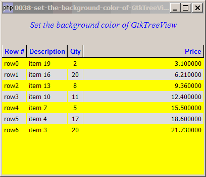How to set the background color of GtkTreeView?