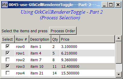 How to use GtkCellRendererToggle - Part 2 - process selection?