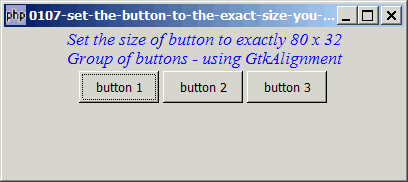 How to set the button to the exact size you want - Part 3 - group of buttons?