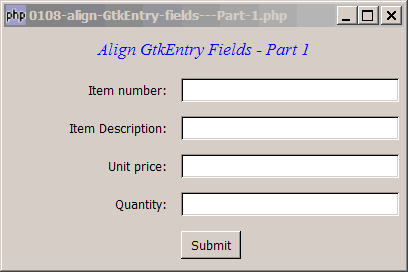 How to align GtkEntry fields - Part 1?