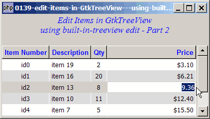 How to edit items in GtkTreeView - using built in treeview edit - Part 2?