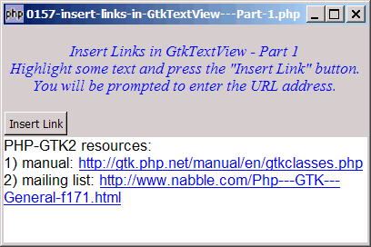 How to insert links in GtkTextView - Part 1 - Show Link?