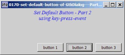 How to set default button of GtkDialog - Part 2 - using keypress_event?