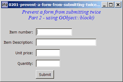How to prevent a form from submitting twice - Part 2?