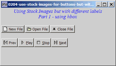How to use stock images for buttons but with different labels - Part 1?