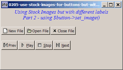How to use stock images for buttons but with different labels - Part 2?