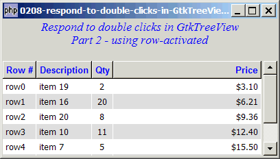 How to respond to double clicks in GtkTreeView - Part 2?