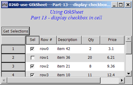 How to use GtkSheet - Part 13 - setup checkbox in cell?
