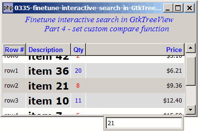 How to finetune interactive search in GtkTreeView - Part 4 - set custom compare function?